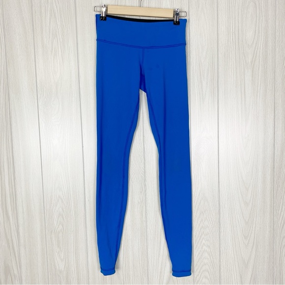 lululemon athletica Pants - Lululemon | Wunder Under Pant III in Harbor Blue Size 4